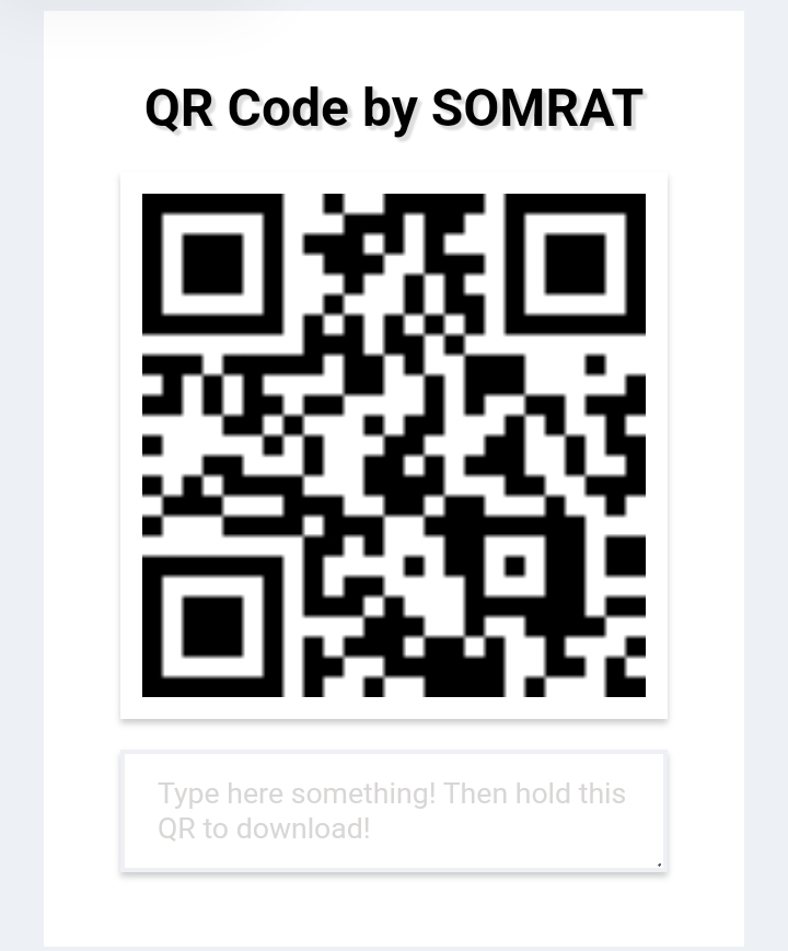 QR code generator