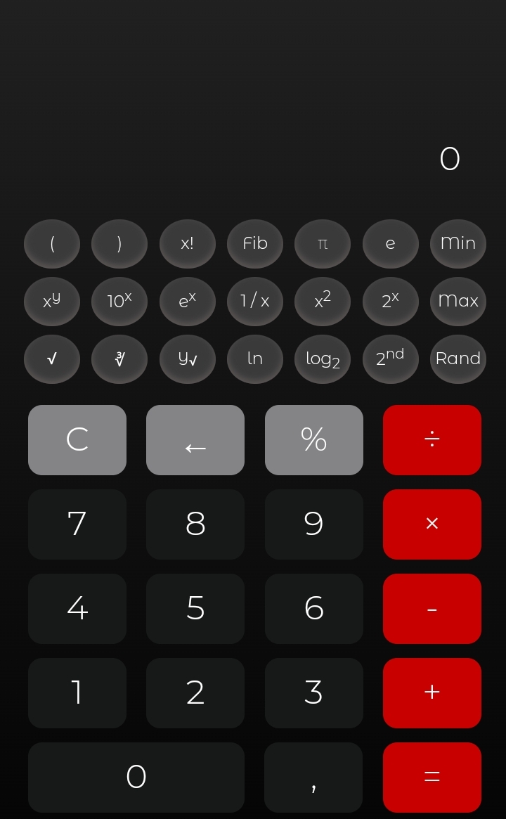 Lightweight Calculator v0.2